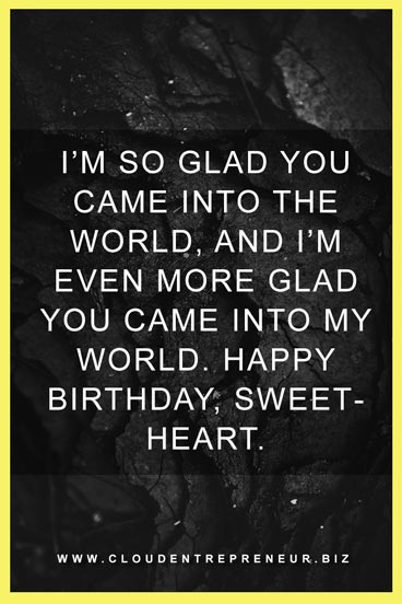Best birthday wishes for girlfriend