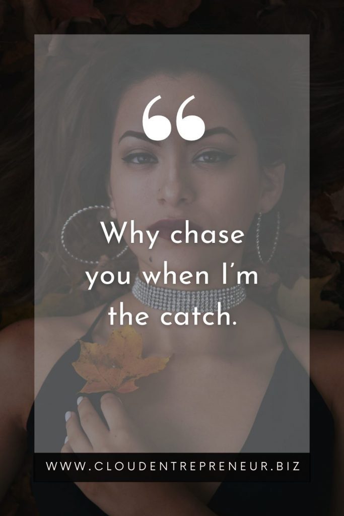 attitude caption for instagram for girl