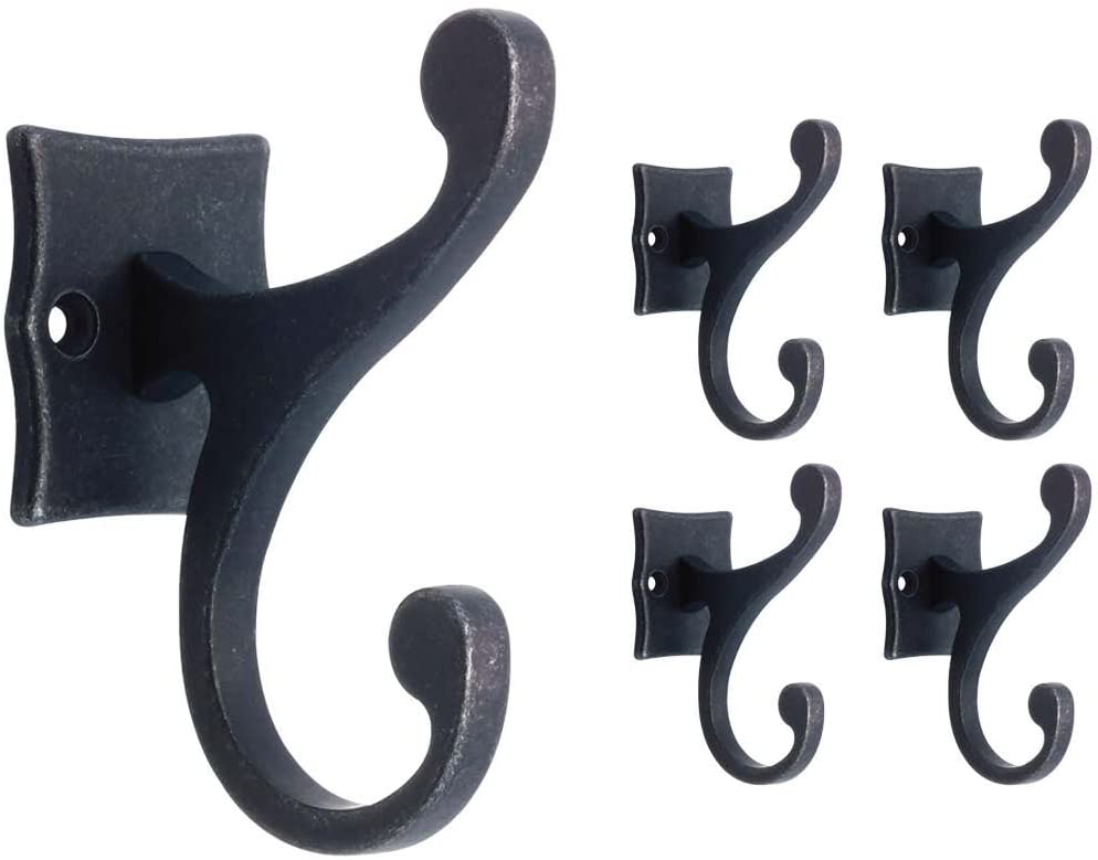 12 Franklin Brass Double Scroll Hook Assembly Wall Hooks
