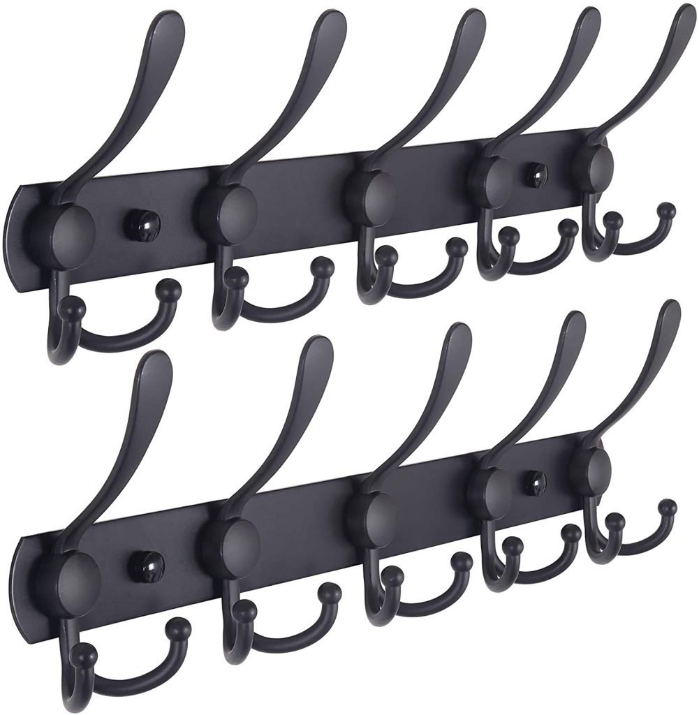 wall mounted hooks for coats